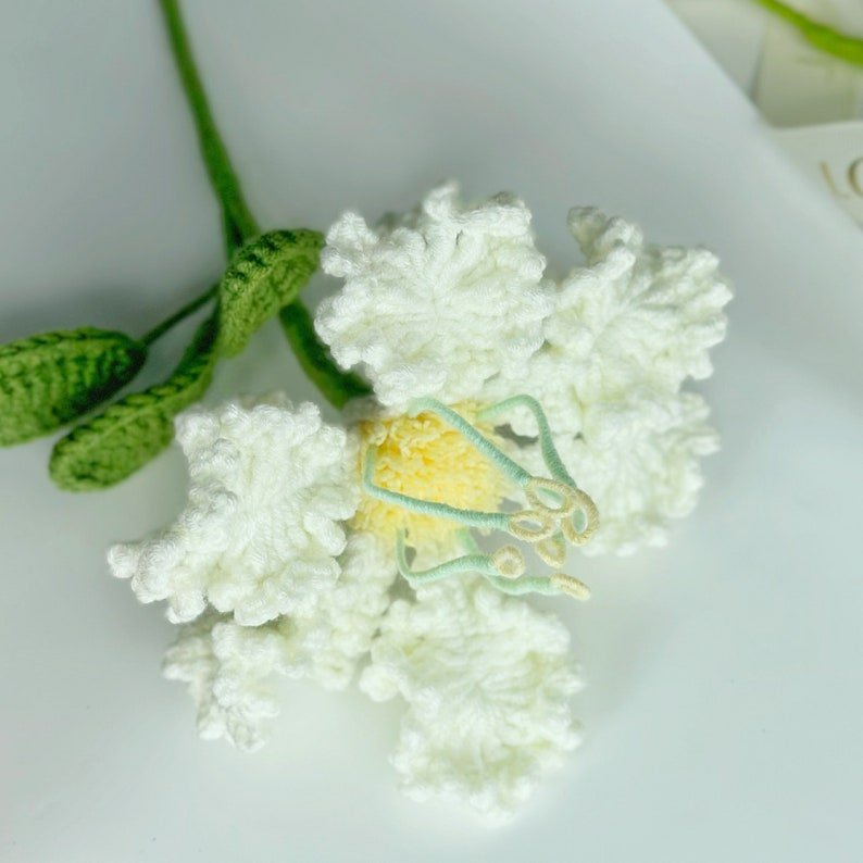 rosa multifloral flower crochet pattern