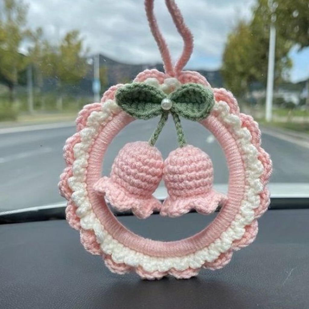 bellflower wreath charm pattern