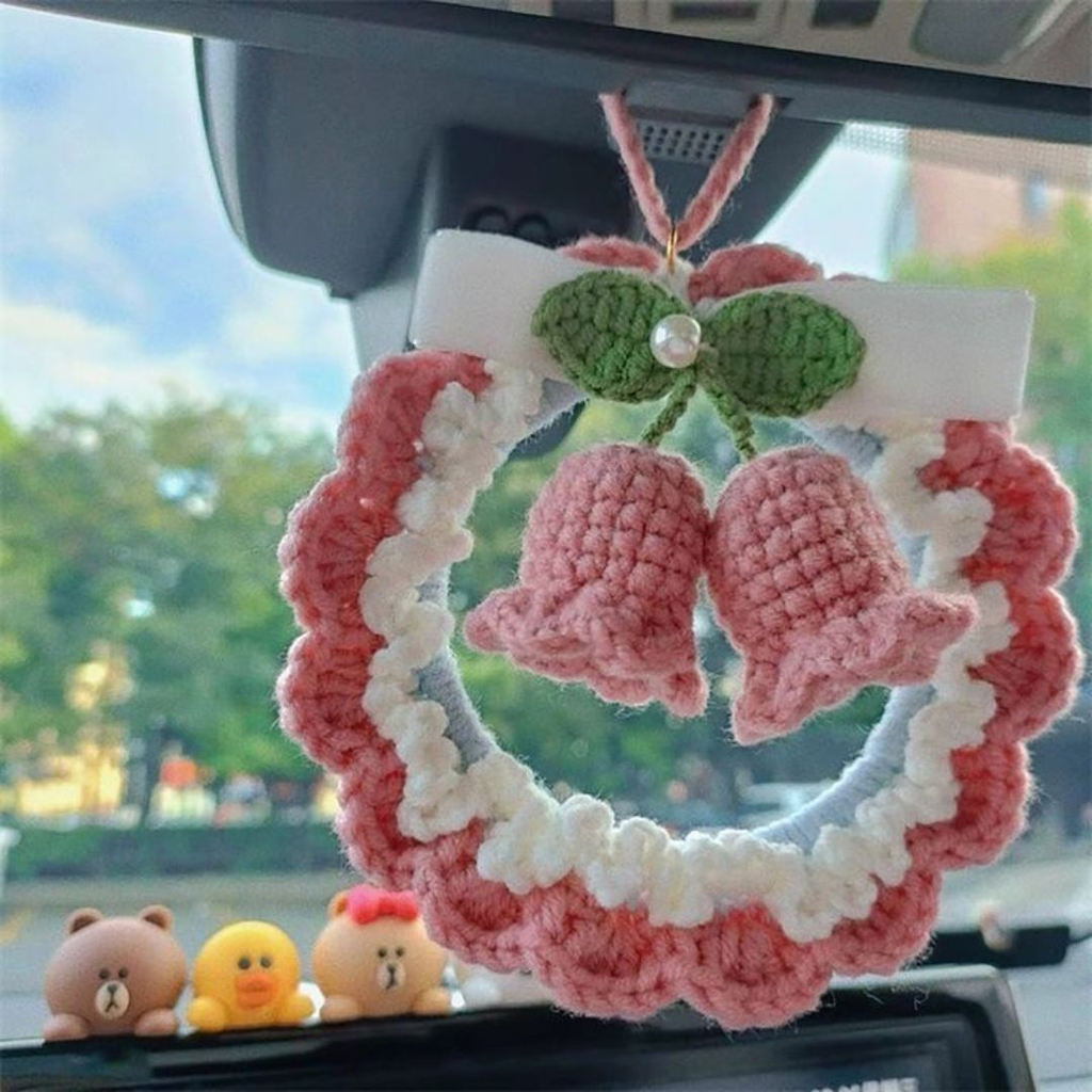 bellflower wreath charm pattern