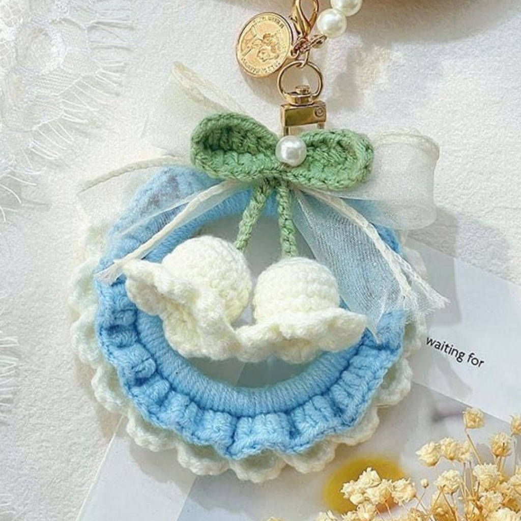 bellflower wreath charm pattern