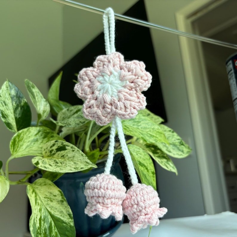cherry blossom charm crochet pattern