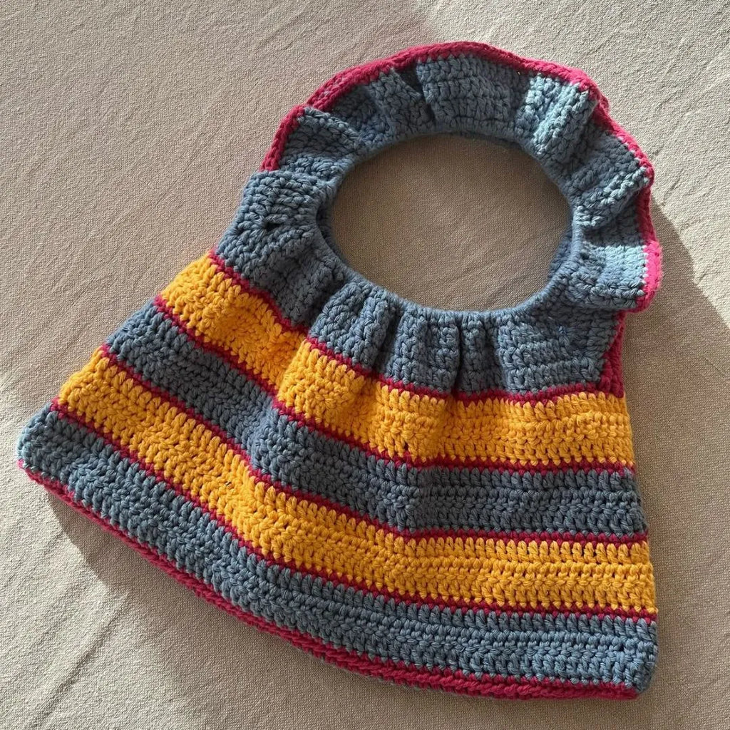 goovy stripes shoulder bag pattern