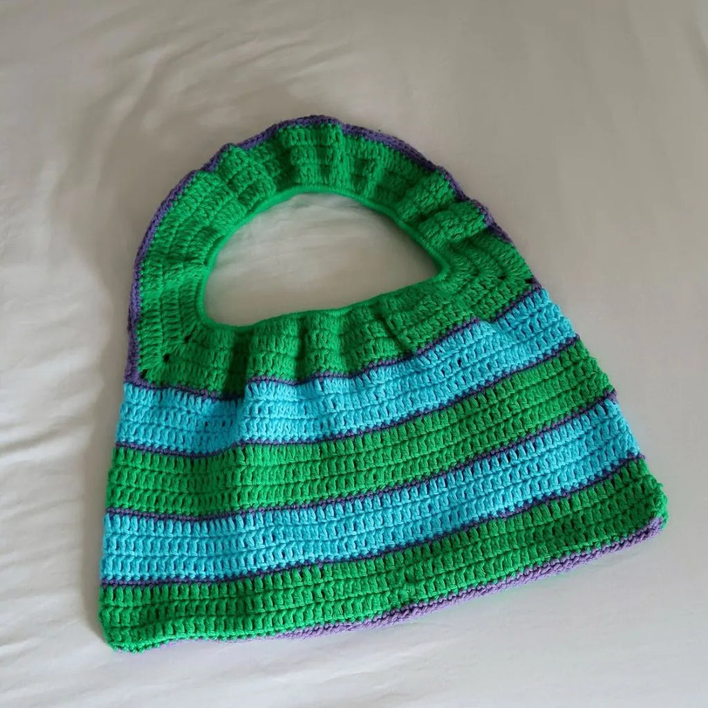 goovy stripes shoulder bag pattern