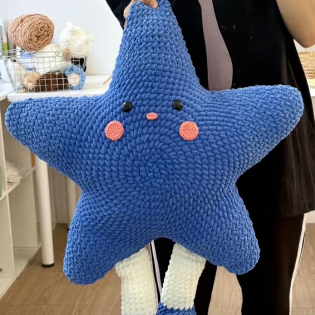 adorable star pillow crochet pattern