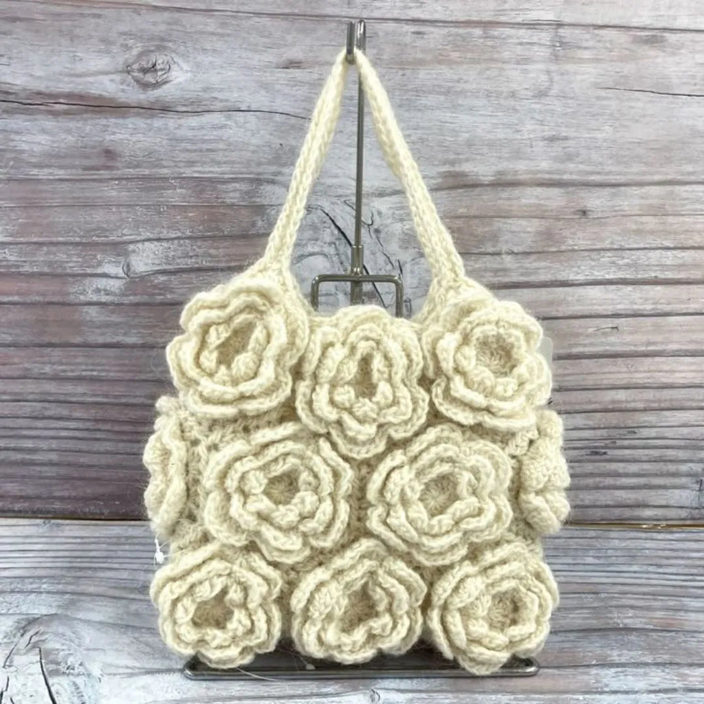 vintage rose bag crochet pattern