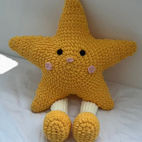 adorable star pillow crochet pattern